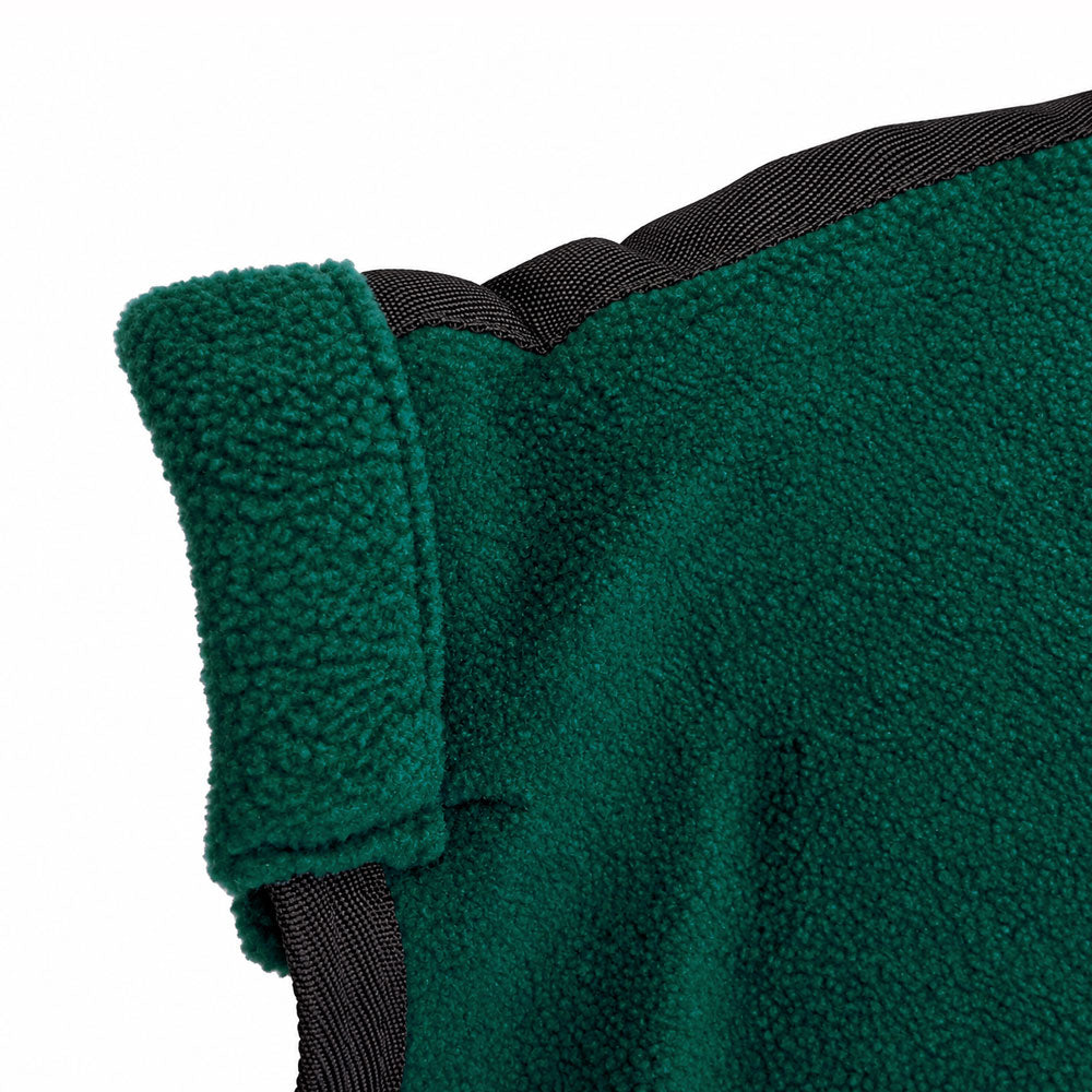 Manta polar para caballo con cinchuelo Verde