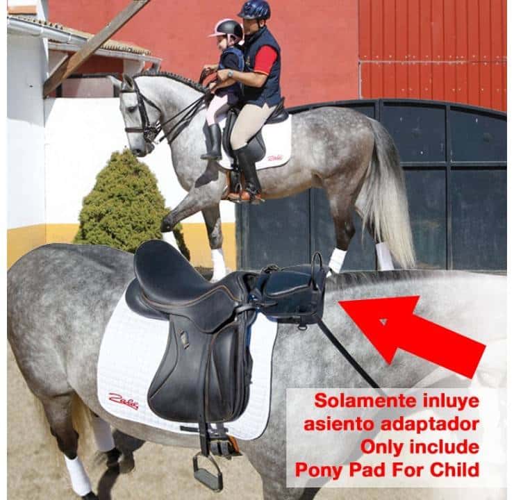 ASIENTO ADAPTADOR SILLA PARA NIÑO NEGRO - Tienda Hípica Online | D’Hispania ®