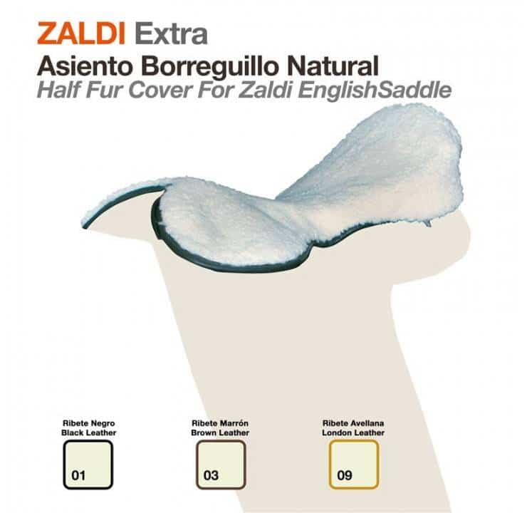 ASIENTO BORREGUILLO NATURAL ZALDI - Tienda Hípica Online | D’Hispania ®