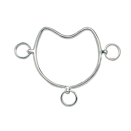 BOCADO CHIFNEY INOXIDABLE 21293 12.5cm - Tienda Hípica Online | D’Hispania ®