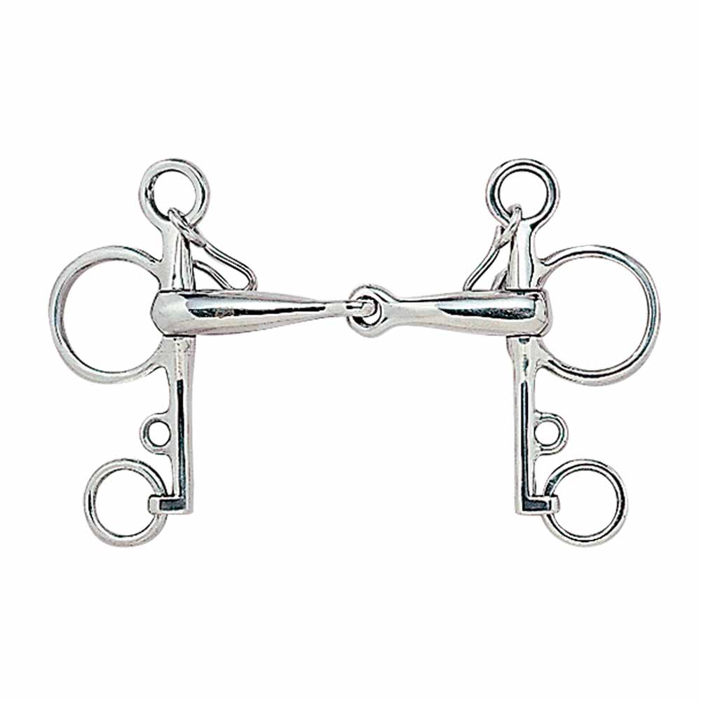 BOCADO PELHAM PARTIDO INOX 212503 - Tienda Hípica Online | D’Hispania ®