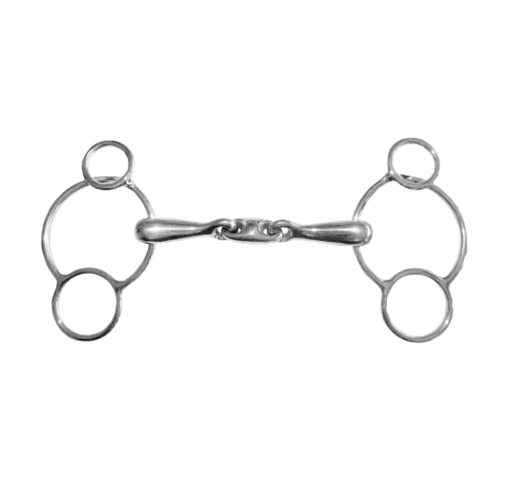 BOCADO PESSOA 3-PIEZAS BBI INOX - Tienda Hípica Online | D’Hispania ®