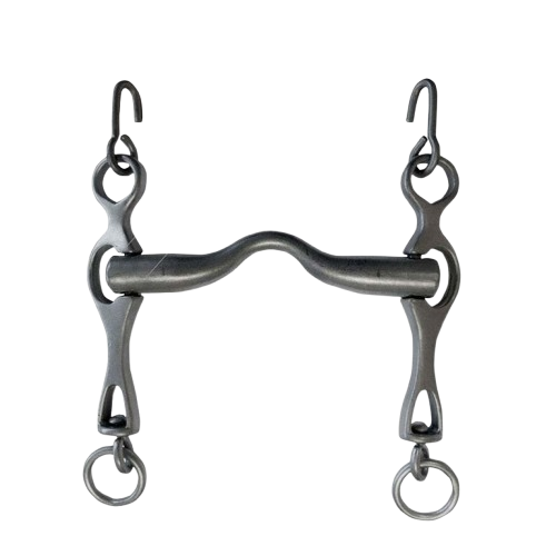 BOCADO PORTUGUÉS 2D INOX MATE 12.5cm - Tienda Hípica Online | D’Hispania ®