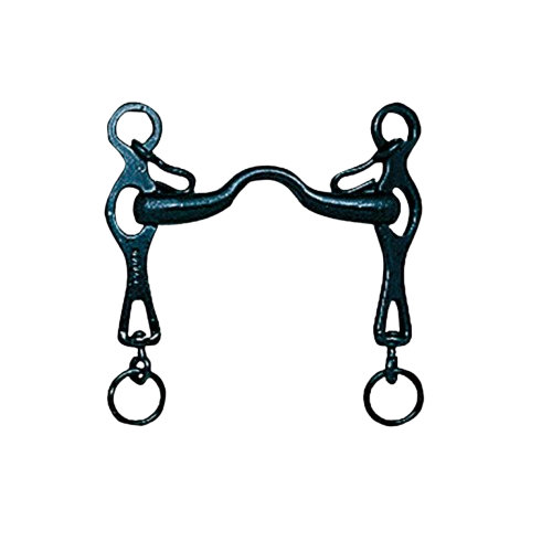 BOCADO PORTUGUÉS FUERTE PAVONADO 12.5cm - Tienda Hípica Online | D’Hispania ®