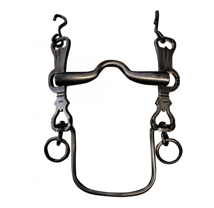 BOCADO VAQUERO INOX ENVEJECIDO ARTICULADO 5/5 nº2H 12.5cm - Tienda Hípica Online | D’Hispania ®