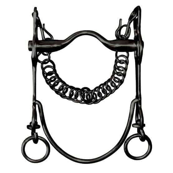 BOCADO VAQUERO PAVONADO ECO.EMBOCADURA SUAVE BARRA CURVA - Tienda Hípica Online | D’Hispania ®