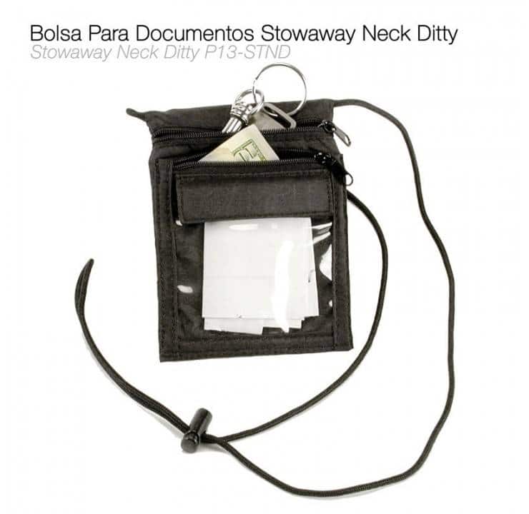 BOLSA PARA DOCUMENTOS STOWAWAY NECK DITTY - Tienda Hípica Online | D’Hispania ®