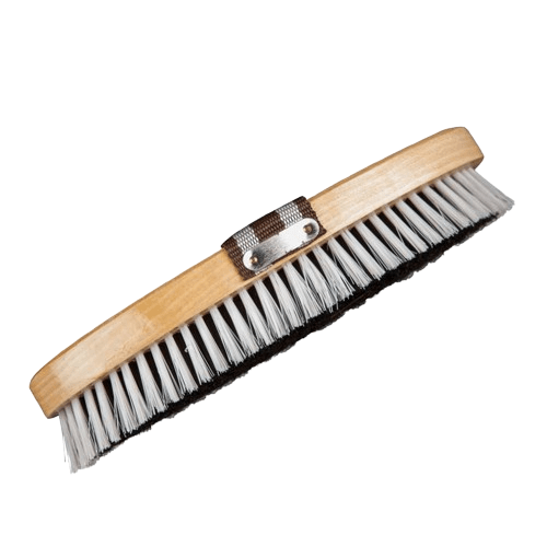 BRUZA NYLON MEDIANA 8020 NEGRO-BLANCO - Tienda Hípica Online | D’Hispania ®