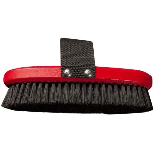 BRUZA NYLON PEQUEÑA 8010 NEGRO-BLANCO - Tienda Hípica Online | D’Hispania ®