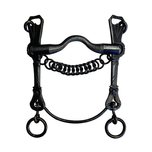 Bocado vaquero de fragua pierna articulada embocadura inglesa - Tienda Hípica Online | D’Hispania ®
