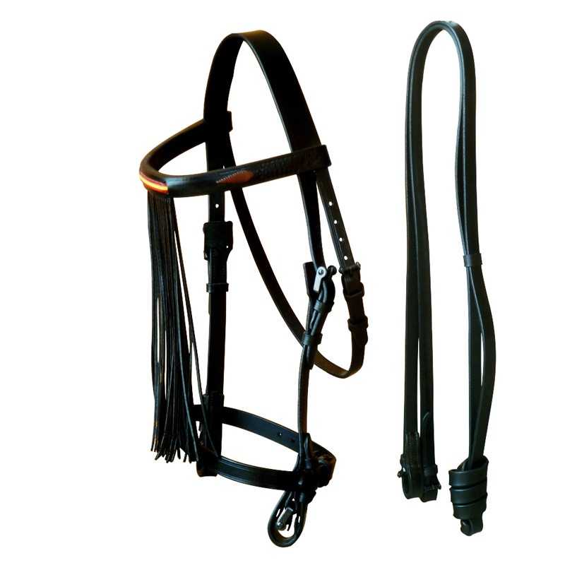 CABEZADA JEREZANA CON BANDERA - Tienda Hípica Online | D’Hispania ®