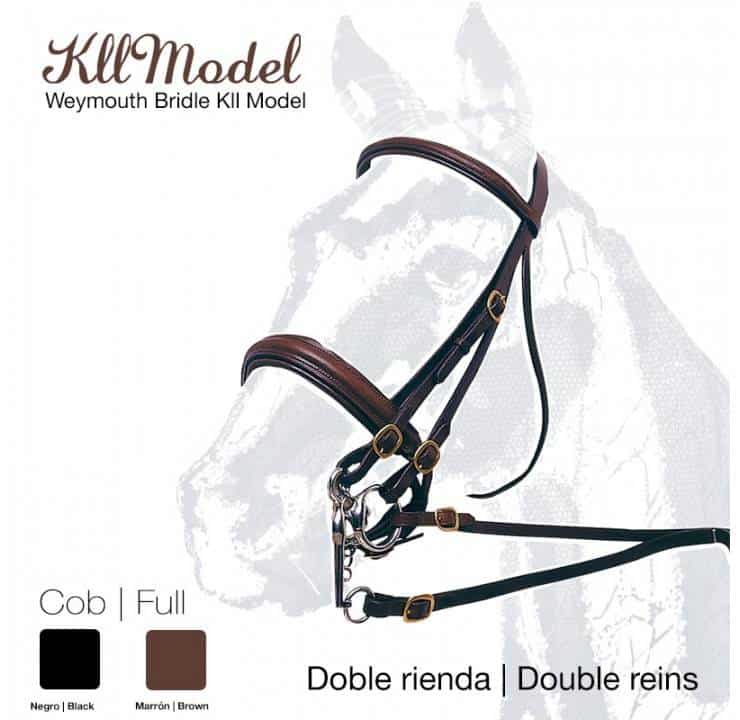 CABEZADA MONTAR DOBLE RIENDA KLLMODEL - Tienda Hípica Online | D’Hispania ®