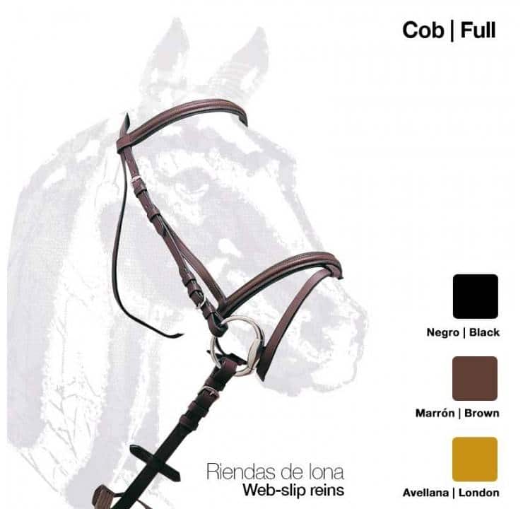 CABEZADA MONTAR RIENDA LONA 1583 - Tienda Hípica Online | D’Hispania ®