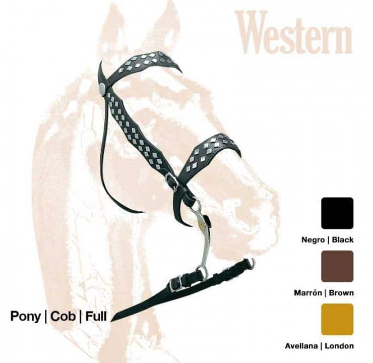 CABEZADA MONTAR WESTERN 0052 - Tienda Hípica Online | D’Hispania ®