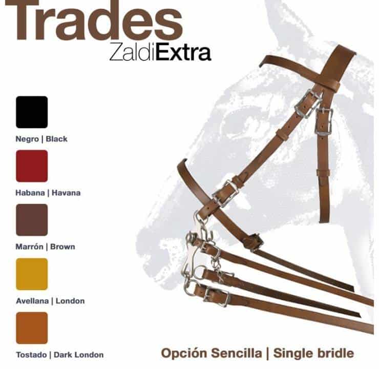 CABEZADA ZALDI EXTRA TRADES SENCILLA - Tienda Hípica Online | D’Hispania ®
