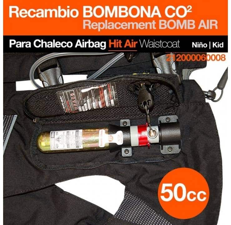 CHALECO AIRBAG HIT AIR BOMBONA 50CC niño SKV y MLV-CS - Tienda Hípica Online | D’Hispania ®