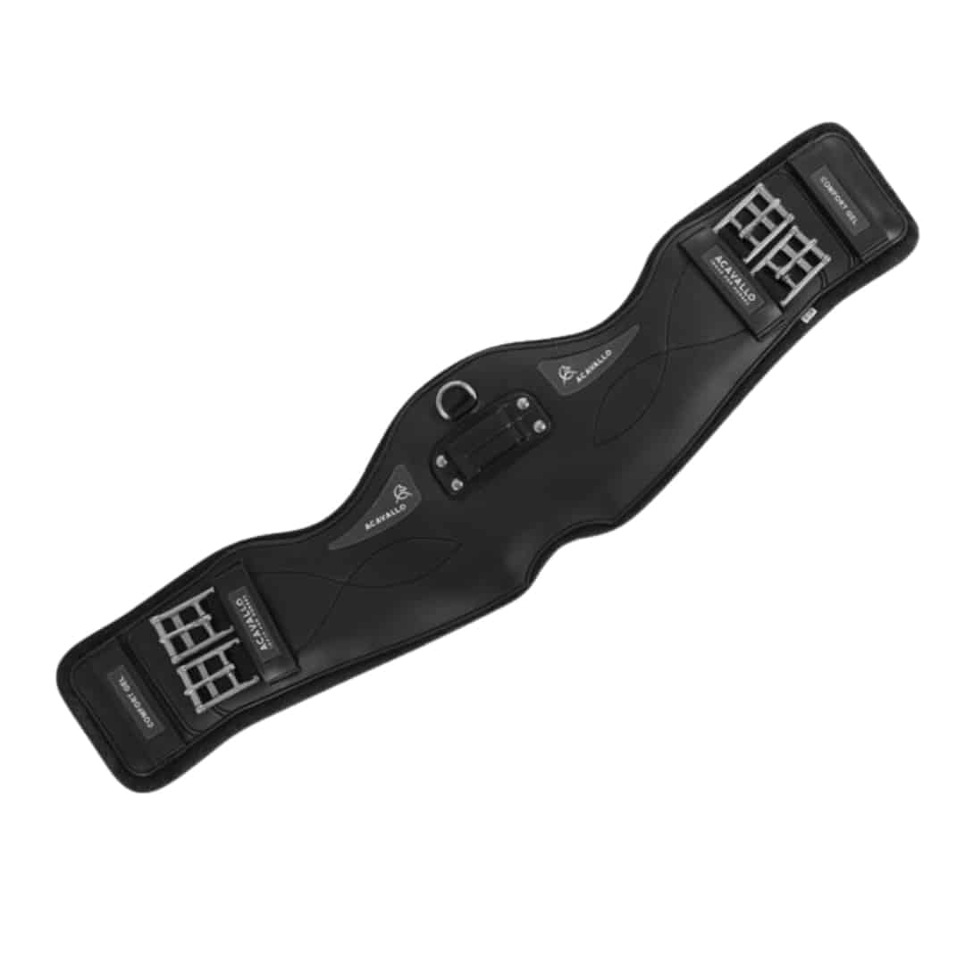 CINCHA DOMA ACAVALLO GEL & PVC AC562 NEGRO - Tienda Hípica Online | D’Hispania ®