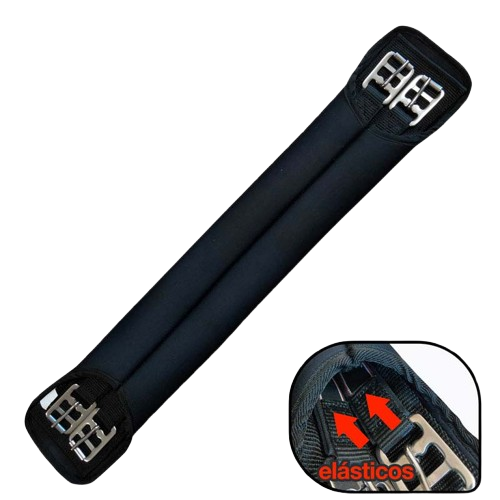 CINCHA DOMA NEOPRENO CON ELÁSTICO 1876 - Tienda Hípica Online | D’Hispania ®