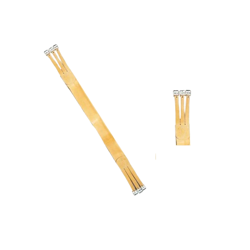 CINCHA TRIPLE CUERO ZALDI EXTRA - Tienda Hípica Online | D’Hispania ®