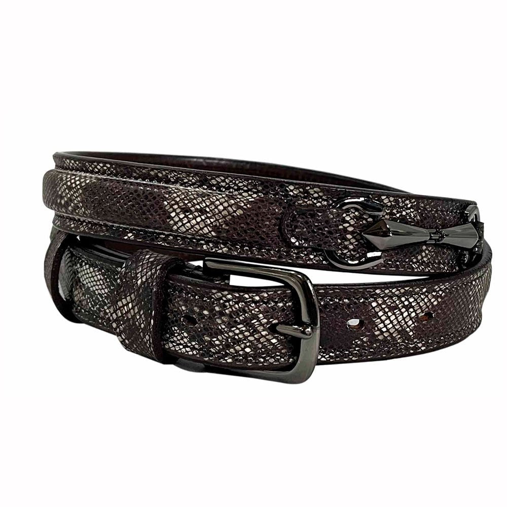 CINTURÓN CUERO BELT SLT-FEB2024-37 NEGRO - Tienda Hípica Online | D’Hispania ®