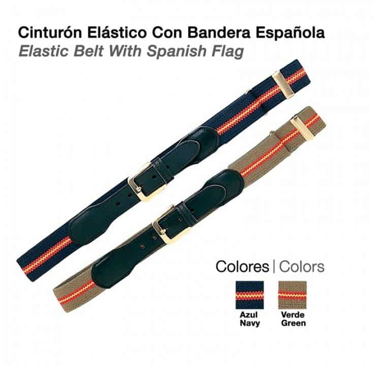 CINTURÓN ELÁSTICO CON BANDERA ESPAÑOLA - Tienda Hípica Online | D’Hispania ®