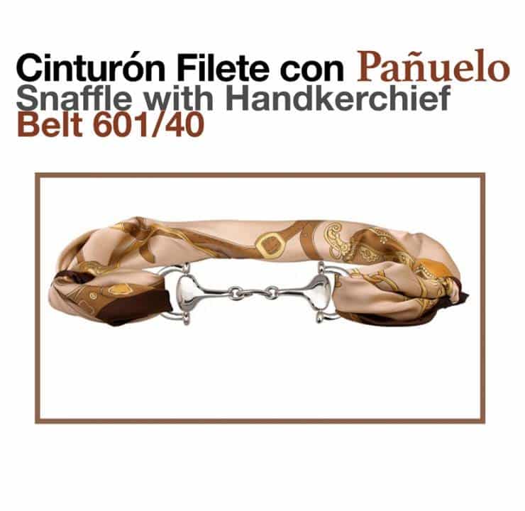 CINTURÓN FILETE CON PAÑUELO 601/40 - Tienda Hípica Online | D’Hispania ®