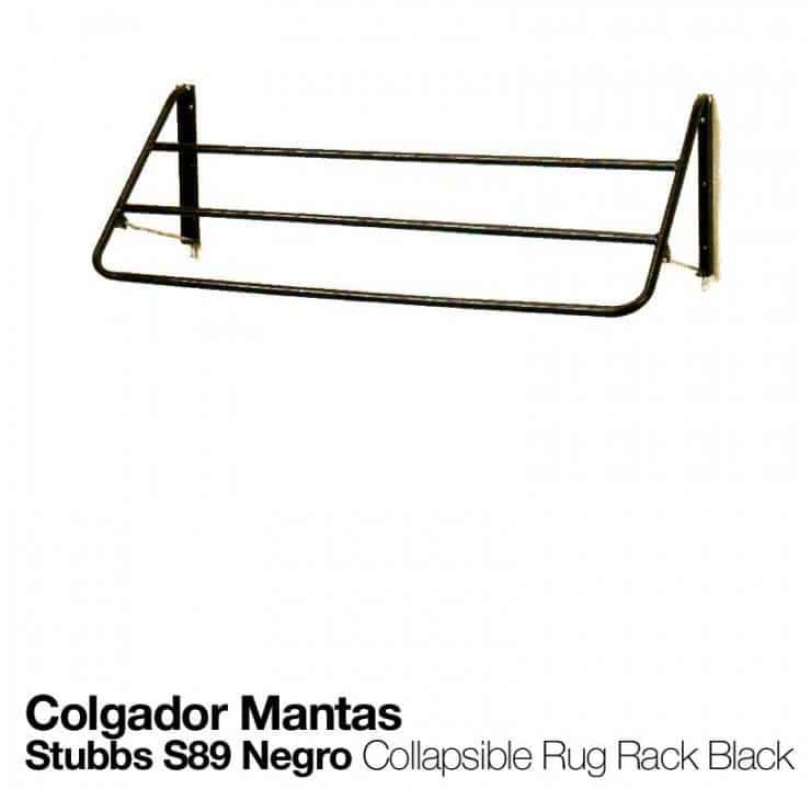 COLGADOR PARA MANTAS STUBBS S89 NEGRO - Tienda Hípica Online | D’Hispania ®