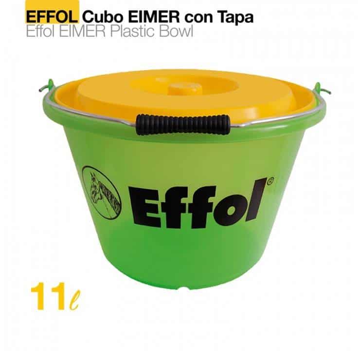 COMEDERO CUBO EFFOL EIMER CON TAPA 17 litros - Tienda Hípica Online | D’Hispania ®