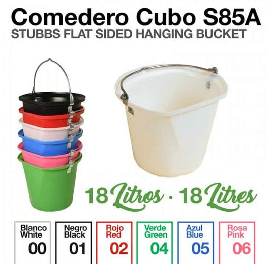 COMEDERO CUBO STUBBS S85A 18 Litros - Tienda Hípica Online | D’Hispania ®