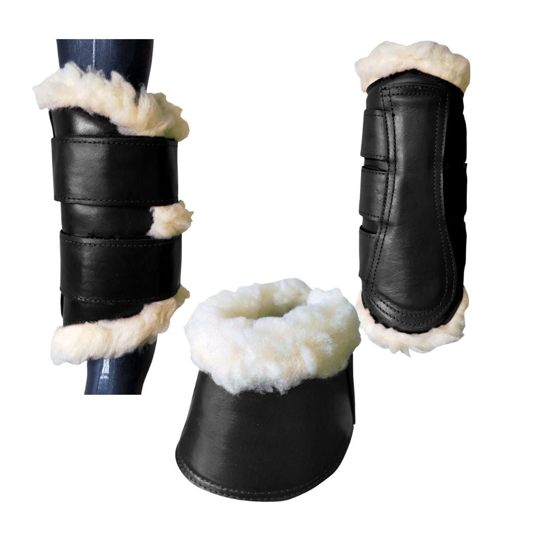 CONJUNTO TRABAJO CUERO BORREGUILLO - Tienda Hípica Online | D’Hispania ®