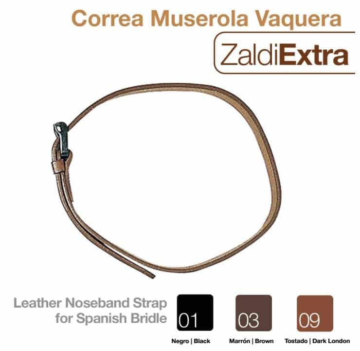 CORREA MUSEROLA VAQUERA ZALDI EXTRA - Tienda Hípica Online | D’Hispania ®