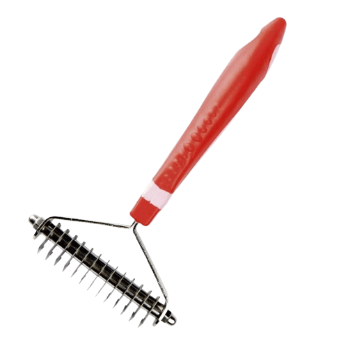 CUCHILLA ENTRESACAR CRINES 13-DIENTES 836 ROJO - Tienda Hípica Online | D’Hispania ®