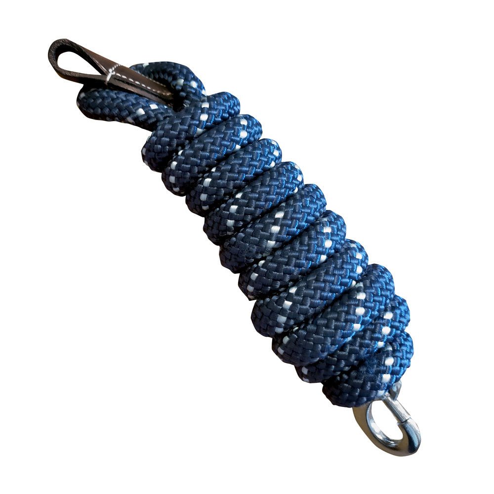 Cabezada Cuadra Cuero Nylon AZH461 Híbrida Resistente Uso Diario - Tienda Hípica Online | D’Hispania ®