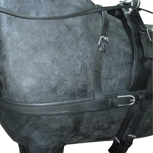 ENGANCHE CON PECHOPETRAL 1 CABALLO NYLON Y CUERO( ECONOMICO) - Tienda Hípica Online | D’Hispania ®