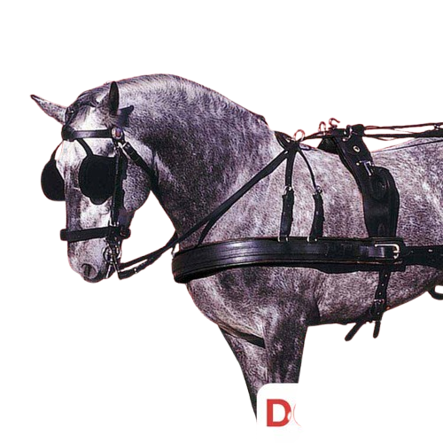 ENGANCHE PECHOPETRAL EXTRA INOX DOBLE NEGRO - Tienda Hípica Online | D’Hispania ®