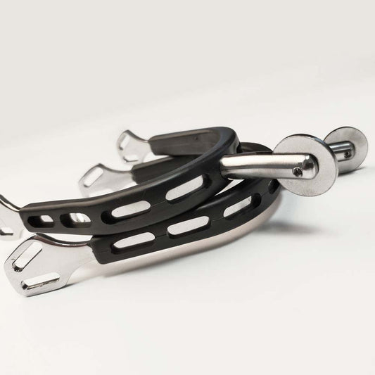 ESPUELA EQUESTRIAN INOX/GOMA Z444 GALLO 4cm R/GRAN - Tienda Hípica Online | D’Hispania ®