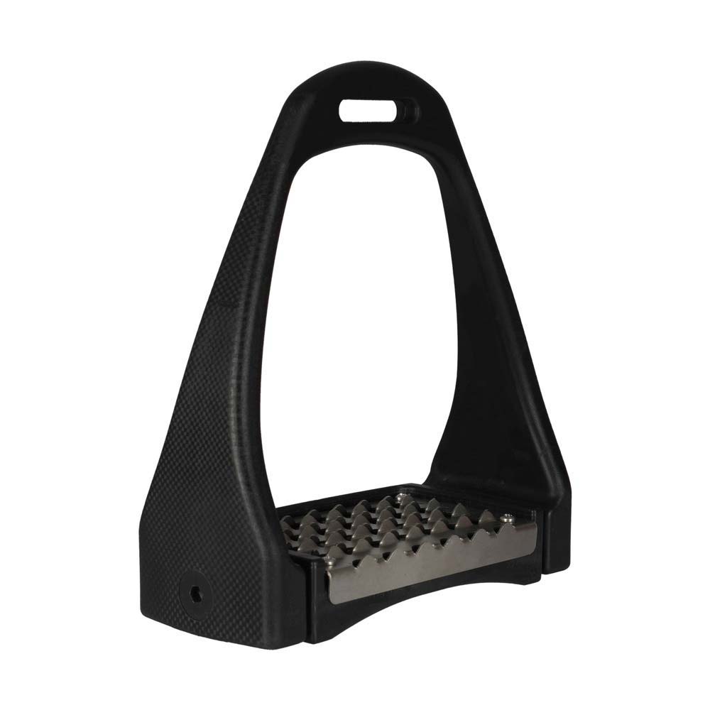 ESTRIBO INGLÉS FIBRA GRAND PRIX AJUSTABLE AC-611 NEGRO - Tienda Hípica Online | D’Hispania ®