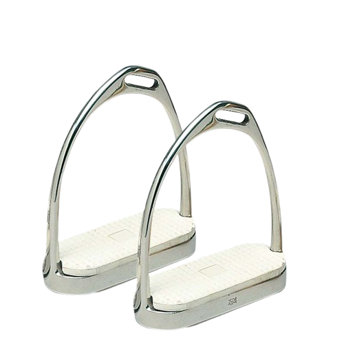 ESTRIBO INGLÉS INOX COMPENSADO CON TACO 22117 11cm - Tienda Hípica Online | D’Hispania ®