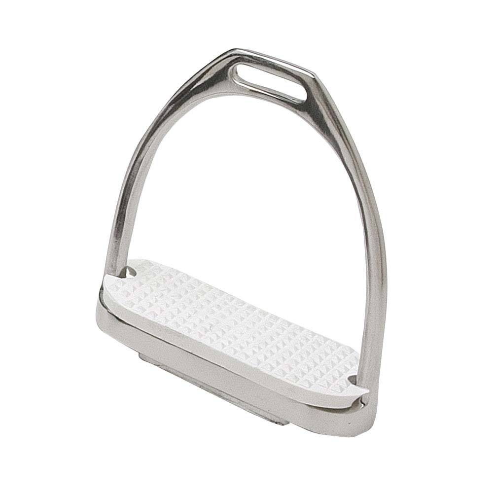 ESTRIBO INGLÉS INOX CON TACO A01-14A 12cm - Tienda Hípica Online | D’Hispania ®