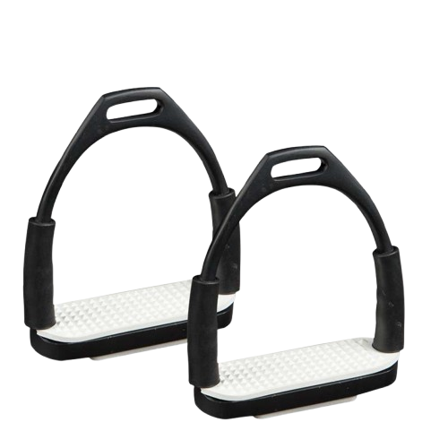 ESTRIBO INGLÉS SEGURIDAD A02 NEGRO 12cm - Tienda Hípica Online | D’Hispania ®