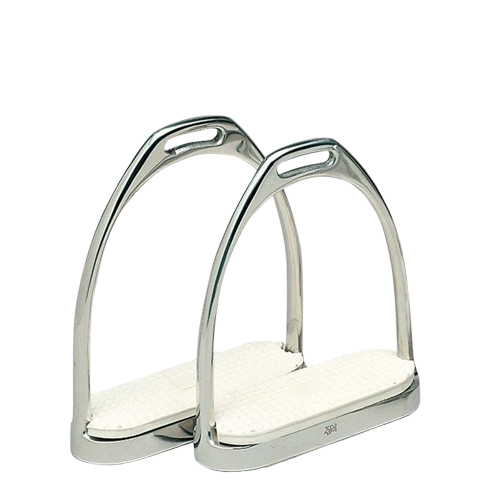 ESTRIBO INGLÉS ZALDI INOXIDABLE CON TACO 22108 - Tienda Hípica Online | D’Hispania ®