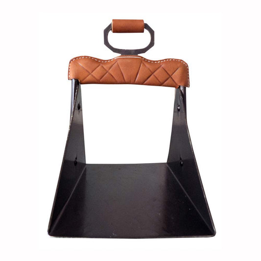 ESTRIBO VAQUERO ARÁBIGA FORRADO INOX 12x26 - Tienda Hípica Online | D’Hispania ®