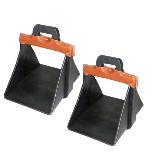 ESTRIBO VAQUERO FIBRA FORRADO NEGRO - Tienda Hípica Online | D’Hispania ®