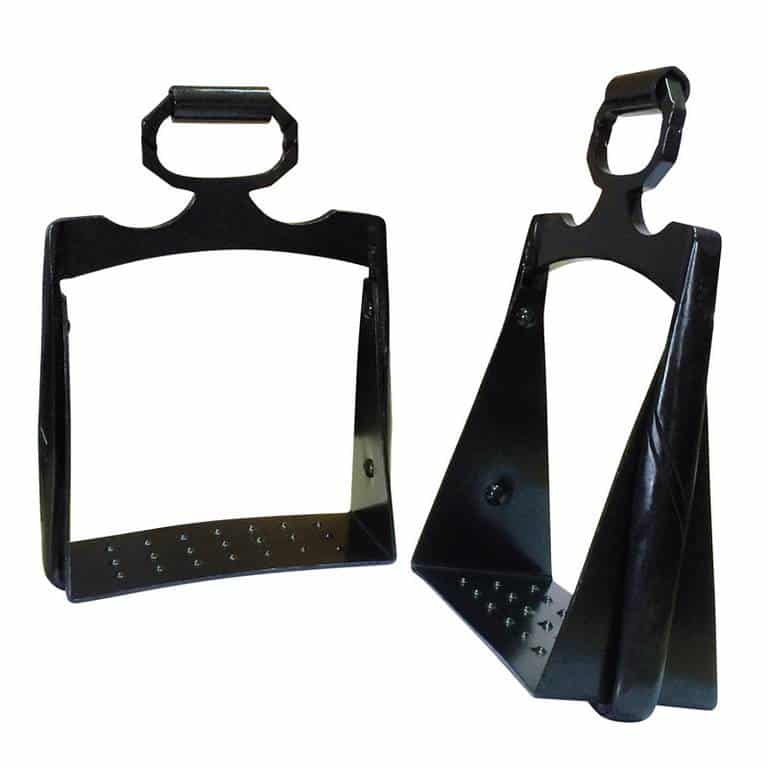 ESTRIBOS EQUITACION TRABAJO GAVILANES 13X6 1/2CAÑA PAVONADO - Tienda Hípica Online | D’Hispania ®