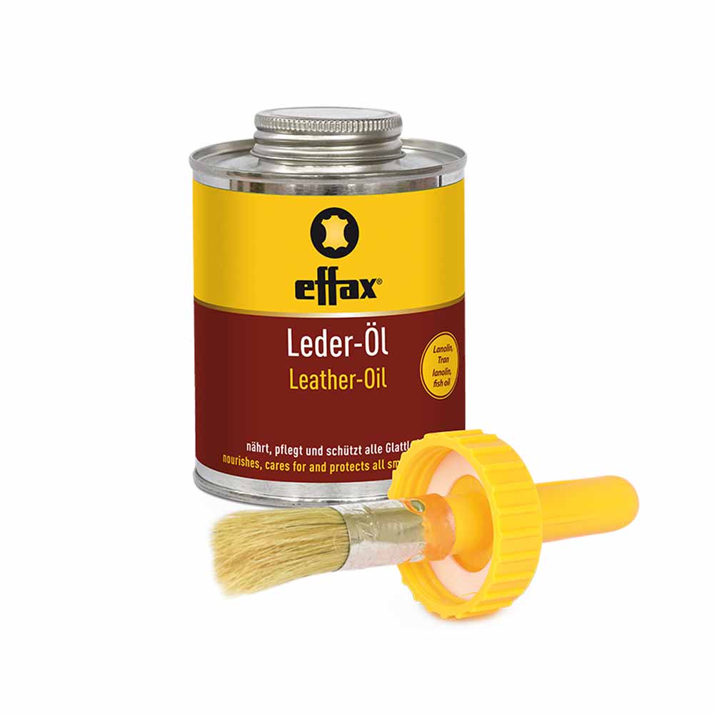 Effax Aceite Cuero Lederol con Brocha 475ml - Protección Premium - Tienda Hípica Online | D’Hispania ®