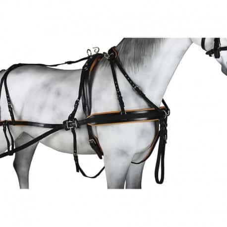 Enganche Pecherín Cuero/Nylon - Tienda Hípica Online | D’Hispania ®