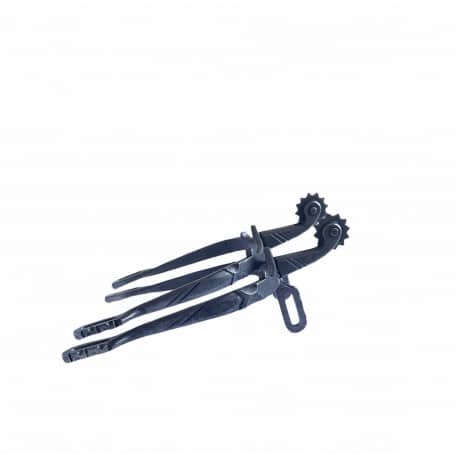 Espuela Vaquera Fragua Ruleta Inglesa Inox. Pavonada - Tienda Hípica Online | D’Hispania ®