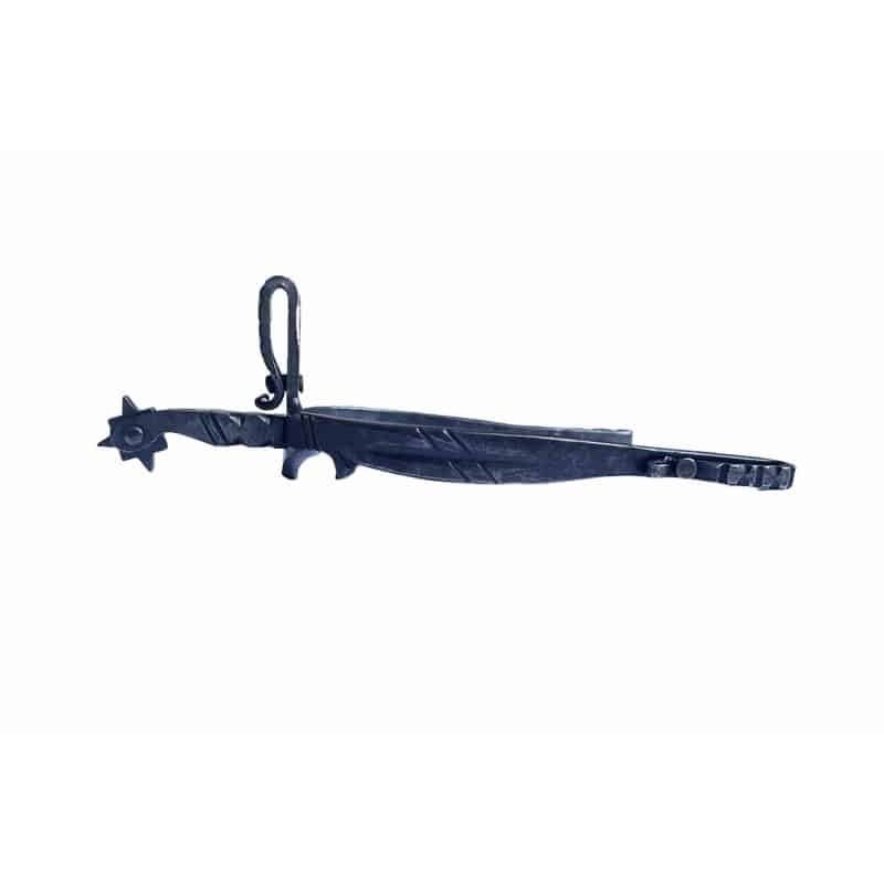 Espuelas Vaqueras Fragua Ruleta Vaquera Inox Pavonada - Tienda Hípica Online | D’Hispania ®