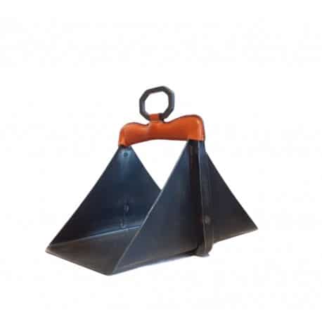 Estribo Vaquero Fragua Inox. Pavonado Forrado (Par) - Tienda Hípica Online | D’Hispania ®