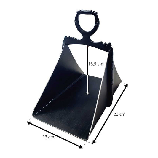 Estribo vaquero de fragua con caracol 13 x 23 cm (par) - Tienda Hípica Online | D’Hispania ®